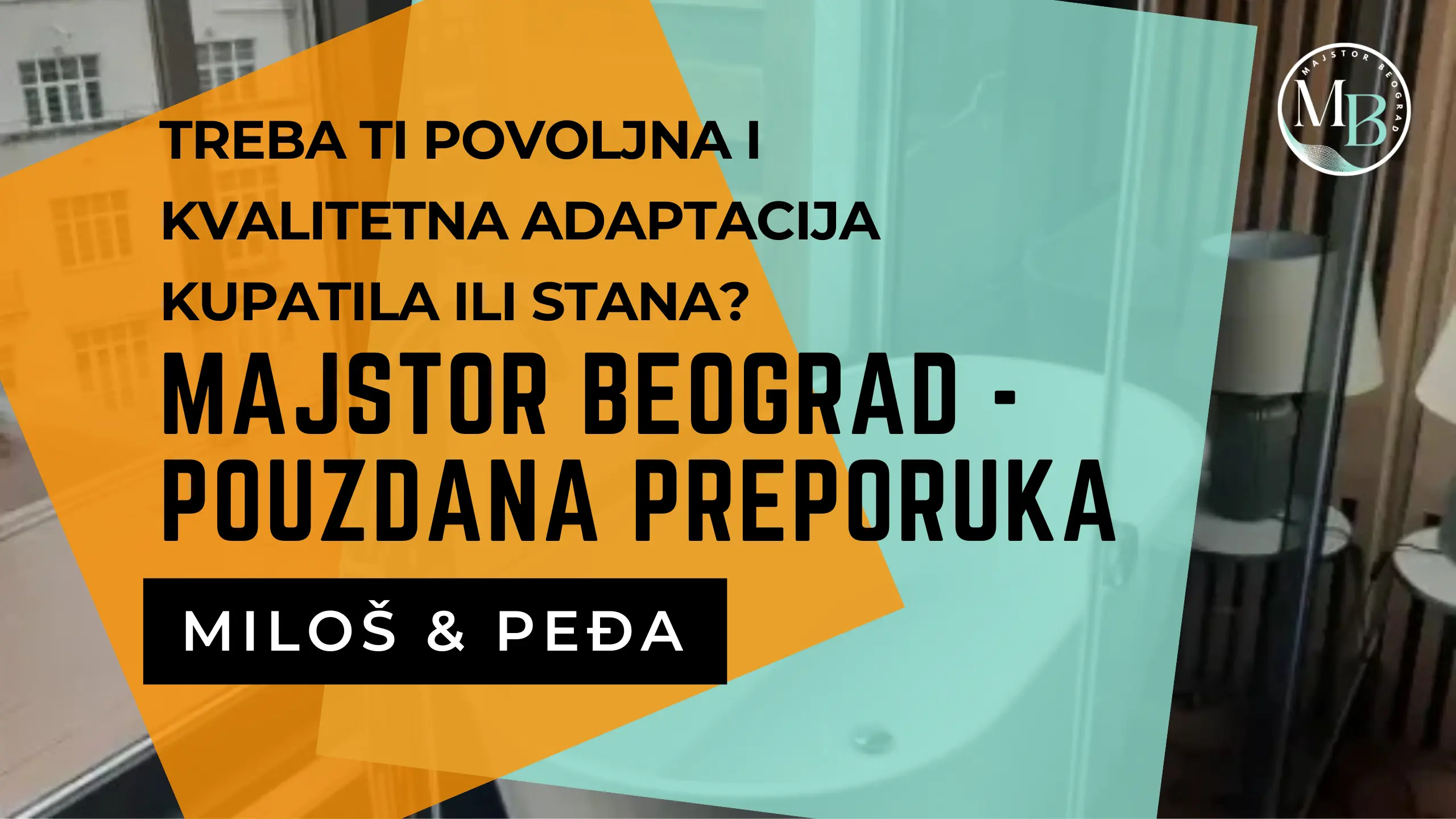 Majstor Beograd - adaptacija kupatila